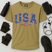 Usa 1776 4th Of July Independence Day Performance Shirt