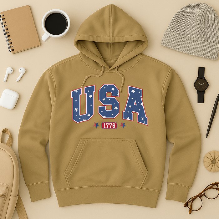 Usa 1776 4th Of July Independence Day Hoodie