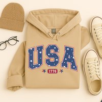 Usa 1776 4th Of July Independence Day Hoodie