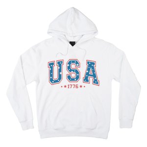 USA 1776 Fourth Of July America Flag Hoodie