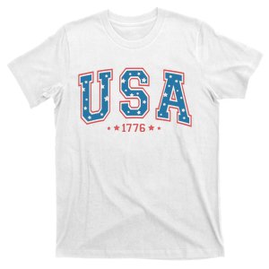 USA 1776 Fourth Of July America Flag T-Shirt