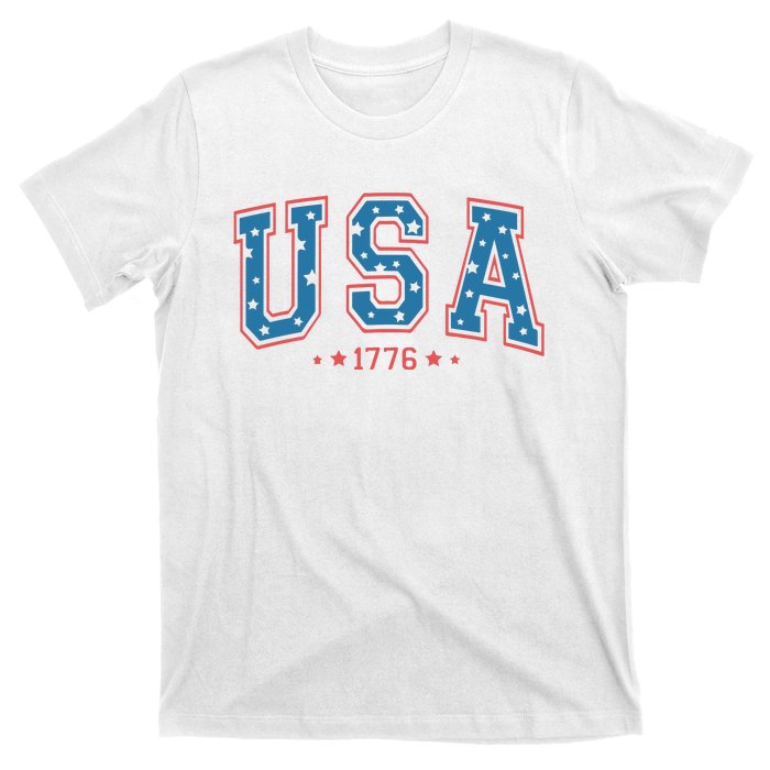 USA 1776 Fourth Of July America Flag T-Shirt