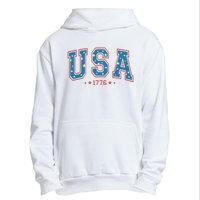 USA 1776 Fourth Of July America Flag Urban Pullover Hoodie