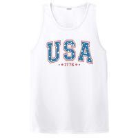 USA 1776 Fourth Of July America Flag PosiCharge Competitor Tank