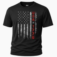 Usa 1776 Patriotic Independence Day Cooling Performance Crew T-Shirt