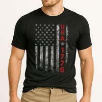 Usa 1776 Patriotic Independence Day Cooling Performance Crew T-Shirt
