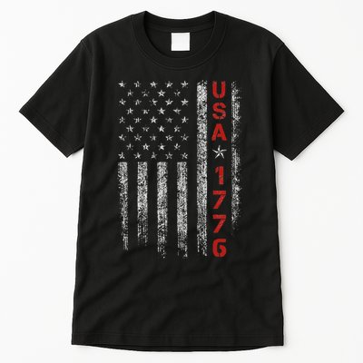Usa 1776 Patriotic Independence Day Tall T-Shirt