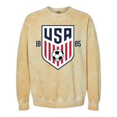 USA 1885 Soccer Tournament Colorblast Crewneck Sweatshirt