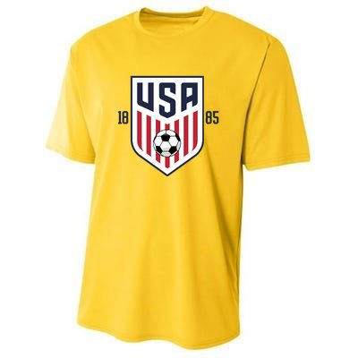 USA 1885 Soccer Tournament Youth Performance Sprint T-Shirt