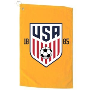 USA 1885 Soccer Tournament Platinum Collection Golf Towel