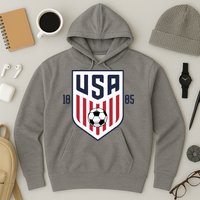 USA 1885 Soccer Tournament Hoodie
