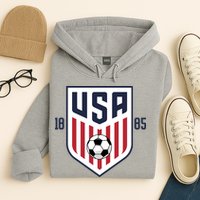 USA 1885 Soccer Tournament Hoodie