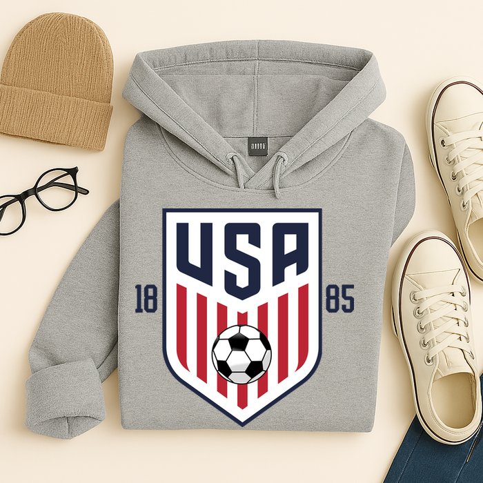 USA 1885 Soccer Tournament Hoodie