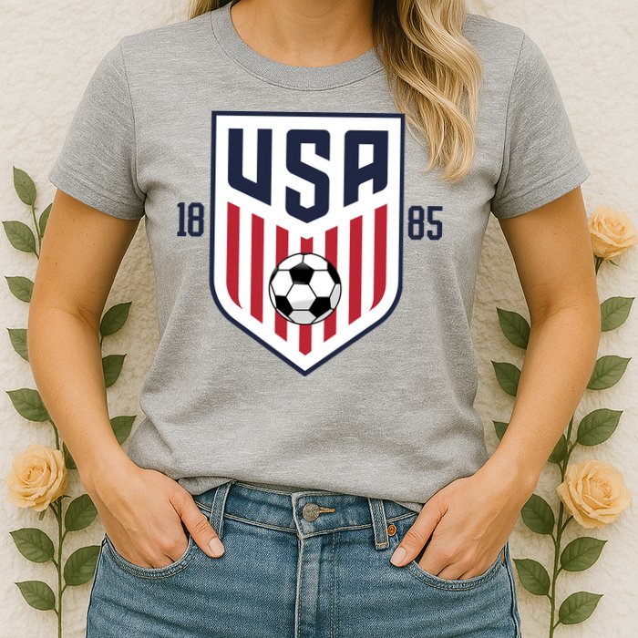 USA 1885 Soccer Tournament Womens T-Shirt