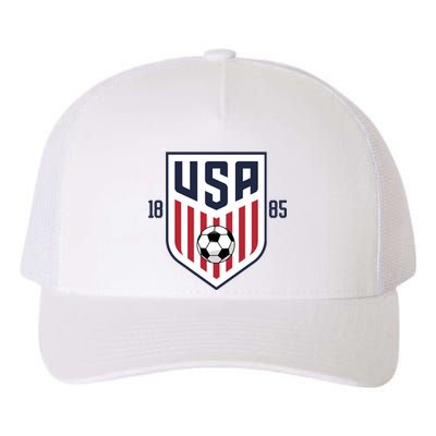 USA 1885 Soccer Tournament Yupoong Adult 5-Panel Trucker Hat