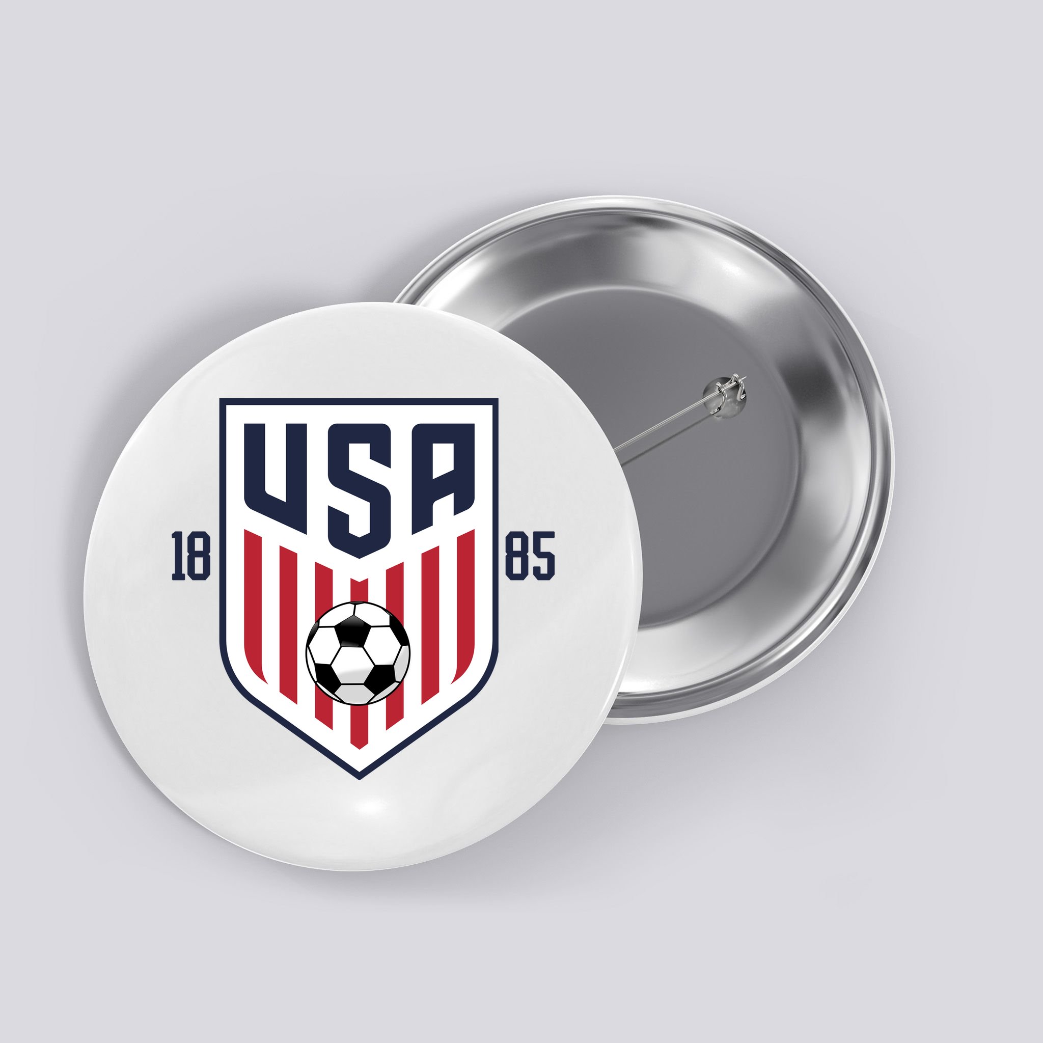 USA 1885 Soccer Tournament Button