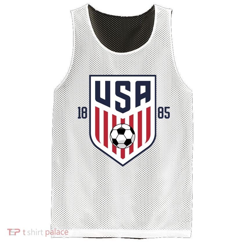 USA 1885 Soccer Tournament Mesh Reversible Basketball Jersey Tank