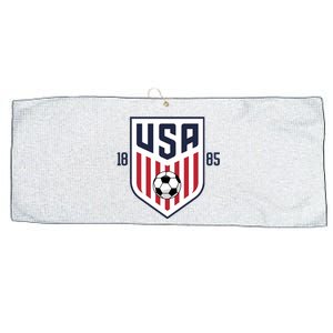 USA 1885 Soccer Tournament Large Microfiber Waffle Golf Towel