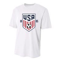 USA 1885 Soccer Tournament Youth Performance Sprint T-Shirt