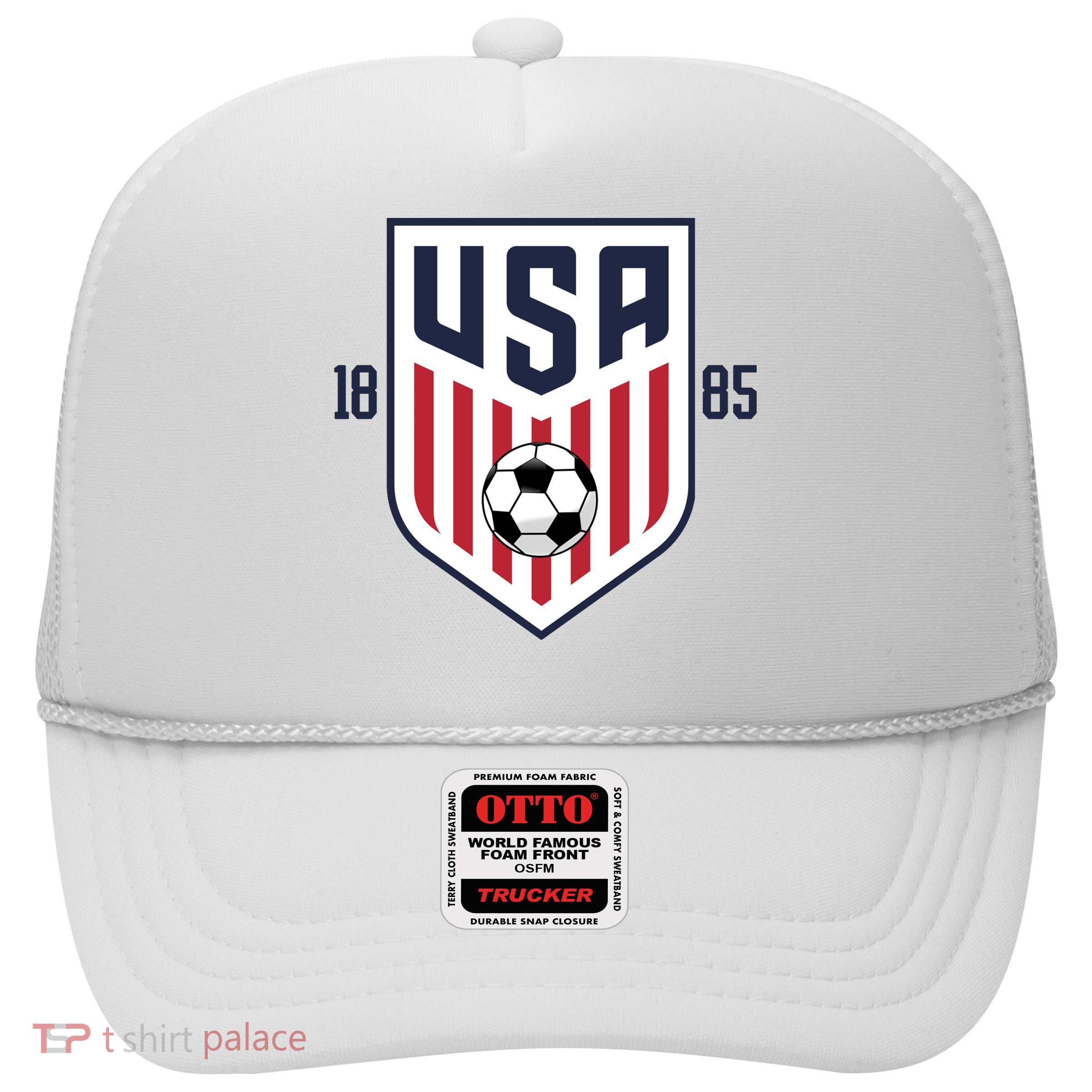 USA 1885 Soccer Tournament Trucker Hat