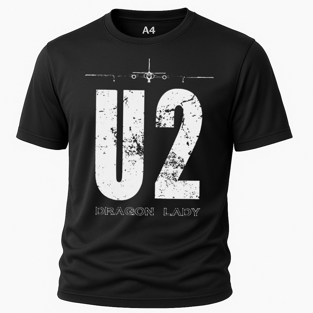 U 2 Dragon Lady Spy Plane Cooling Performance Crew T-Shirt