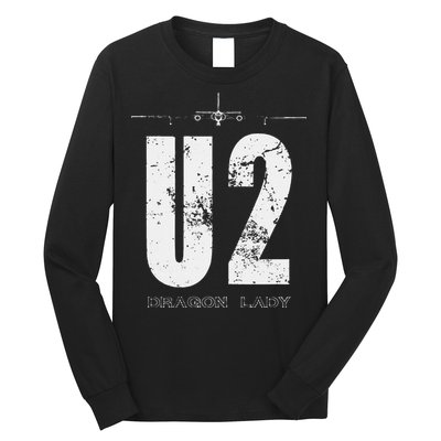 U 2 Dragon Lady Spy Plane Long Sleeve Shirt