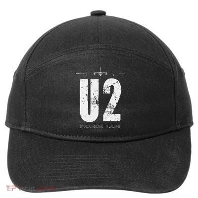 U 2 Dragon Lady Spy Plane 7-Panel Snapback Hat