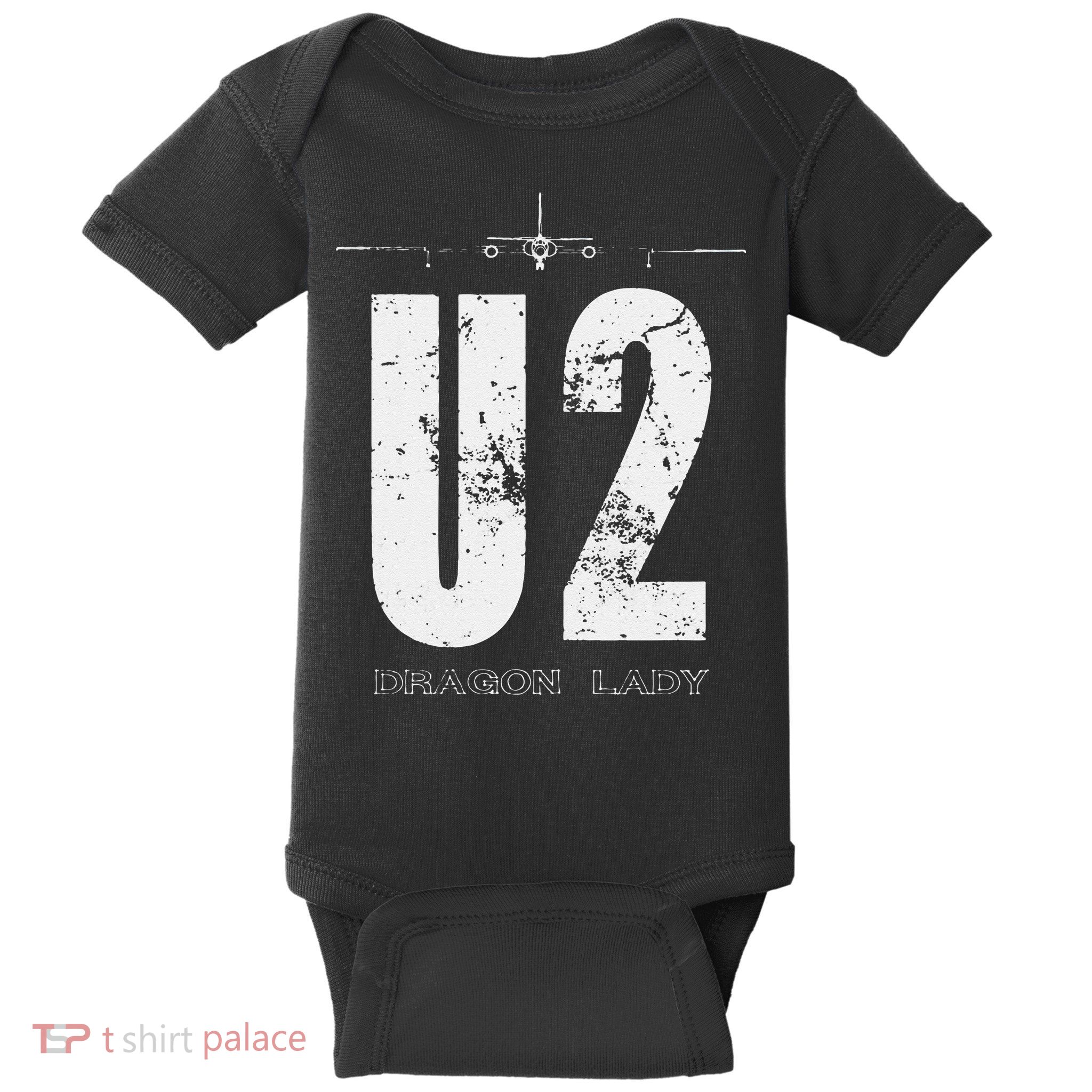 U 2 Dragon Lady Spy Plane Baby Bodysuit