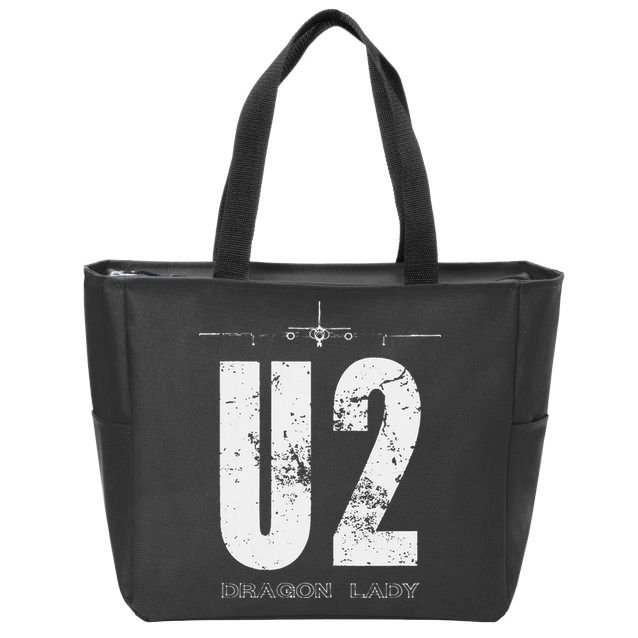 U 2 Dragon Lady Spy Plane Zip Tote Bag