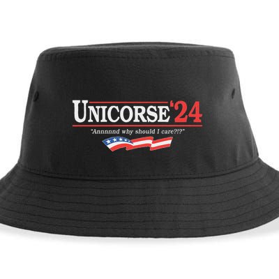Unicorse 24 For President And Why Should I Care Sustainable Bucket Hat