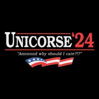 Unicorse 24 For President And Why Should I Care Drawstring Bag