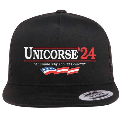 Unicorse 24 For President And Why Should I Care Flatbill Hat