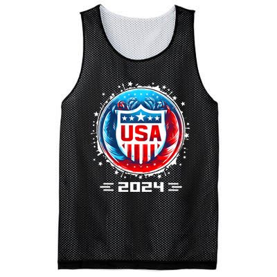 Usa 2024 Go United States Sport Usa Team 2024 Usa Mesh Reversible Basketball Jersey Tank