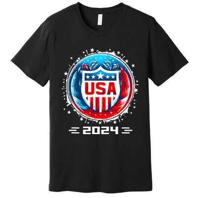 Usa 2024 Go United States Sport Usa Team 2024 Usa Premium T-Shirt