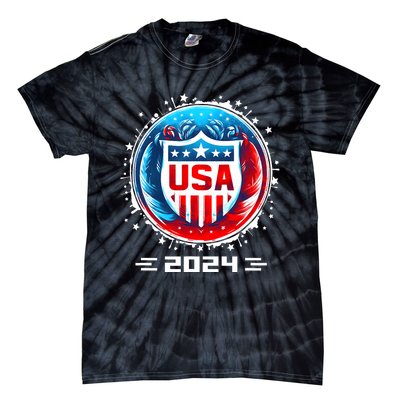 Usa 2024 Go United States Sport Usa Team 2024 Usa Tie-Dye T-Shirt