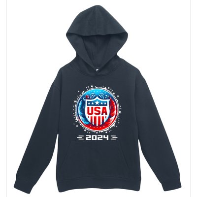 Usa 2024 Go United States Sport Usa Team 2024 Usa Urban Pullover Hoodie