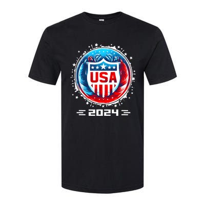 Usa 2024 Go United States Sport Usa Team 2024 Usa Softstyle CVC T-Shirt