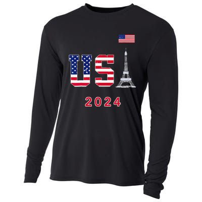 Usa 2024 Go United States Sport Usa Supporter Team 2024 Cooling Performance Long Sleeve Crew