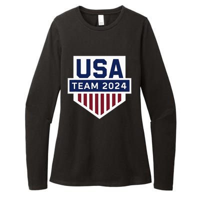 Usa 2024 Go Sport United States Sport Usa 2024 Team 2024 Womens CVC Long Sleeve Shirt