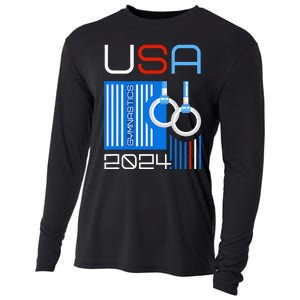 Usa 2024 Games United States Gymnastics America 2024 Cooling Performance Long Sleeve Crew