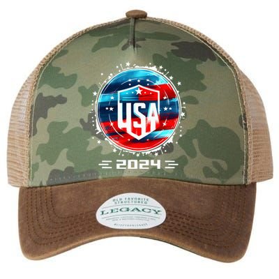 Usa 2024 Go United States Sport Usa Team 2024 Usa Legacy Tie Dye Trucker Hat