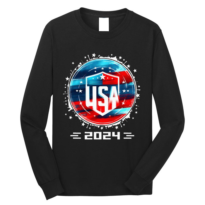 Usa 2024 Go United States Sport Usa Team 2024 Usa Long Sleeve Shirt