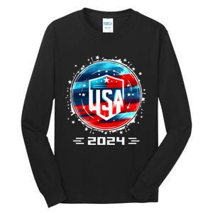 Usa 2024 Go United States Sport Usa Team 2024 Usa Tall Long Sleeve T-Shirt