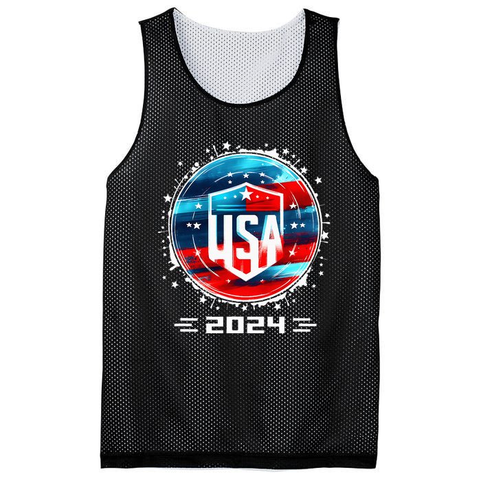 Usa 2024 Go United States Sport Usa Team 2024 Usa Mesh Reversible Basketball Jersey Tank