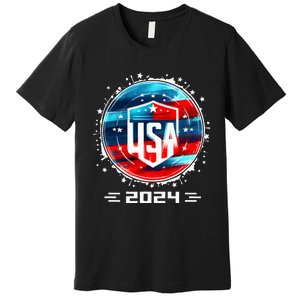 Usa 2024 Go United States Sport Usa Team 2024 Usa Premium T-Shirt