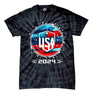 Usa 2024 Go United States Sport Usa Team 2024 Usa Tie-Dye T-Shirt