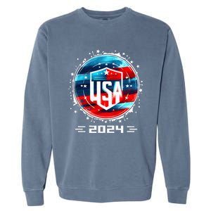 Usa 2024 Go United States Sport Usa Team 2024 Usa Garment-Dyed Sweatshirt