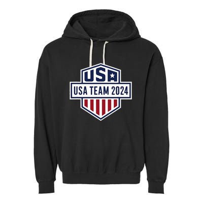 Usa 2024 Go Sport United States Sport Usa 2024 Team 2024 Garment-Dyed Fleece Hoodie