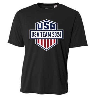 Usa 2024 Go Sport United States Sport Usa 2024 Team 2024 Cooling Performance Crew T-Shirt