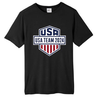 Usa 2024 Go Sport United States Sport Usa 2024 Team 2024 Tall Fusion ChromaSoft Performance T-Shirt